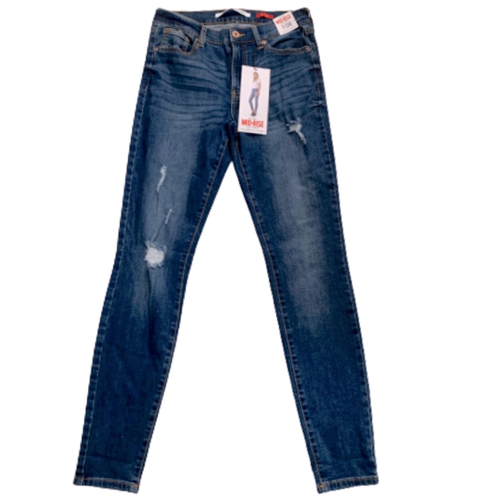 NWT Celebrity Pink The Rider Skinny Mid-Rise Jeans - Picture 2 of 9